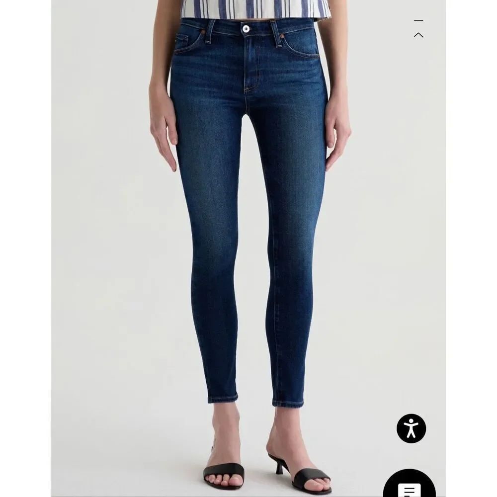AG Adriano Goldshmied the Farrah high rise skinny jeans 32